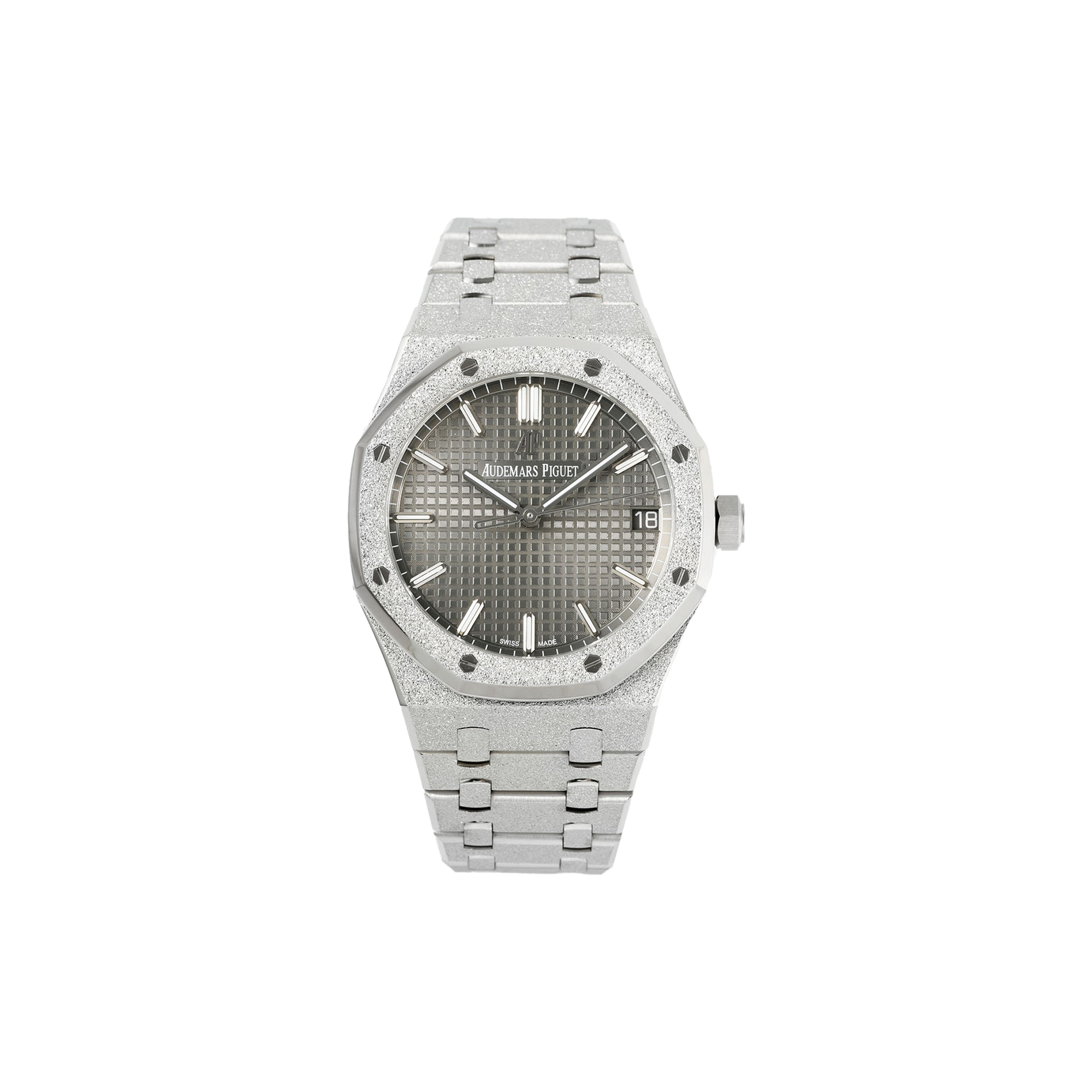 audemars P*g*et frost gold gray watch 15500st.oo.1220st.02